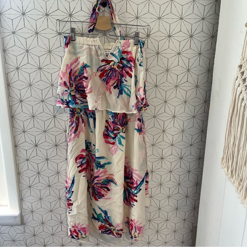 Yumi Kim Silk Tiered Sleeveless Dress
